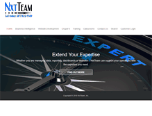 Tablet Screenshot of nxtteam.com